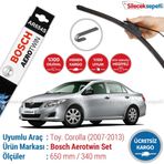 Bosch Aerotwin AR654s Toyota Corolla 2007-2013 Silecek Takımı