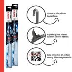 Bosch Aerotwin Honda Civic HB 2001-2005 Ön Silecek Takımı