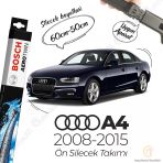 Bosch Aerotwin Muz Silecek Takımı Audi A4 B8 2008-2015 ile Uyumlu