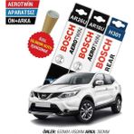 Bosch Aerotwin Nissan Qashqai 2014-2021 Ön Arka Silecek Takımı