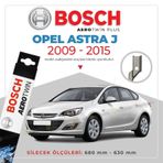 Bosch Aerotwin Opel Astra J 2009-2015 A540s Muz Silecek Takımı