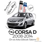 Bosch Aerotwin Opel Corsa D 2006-2014 Ön ve Arka Silecek Takımı
