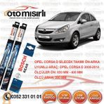 Bosch Aerotwin Opel Corsa D Silecek Seti