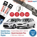 Bosch Aerotwin Plus Ford C-Max Grand 2011-2017 Silecek Takımı