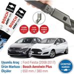 Bosch Aerotwin Plus Ford Fiesta 2008-2017 Silecek Takımı
