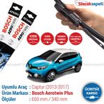 Bosch Aerotwin Renault Captur 2013-2017 Silecek Takımı