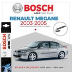 Bosch Aerotwin Renault Megane 2 2003-2005 Muz Silecek Takımı