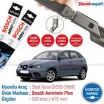 Bosch Aerotwin Seat İbiza 6l1 2006-2009 Silecek Takımı