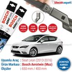Bosch Aerotwin Seat Leon 2013-2016 Silecek Takımı