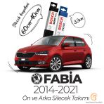 Bosch Aerotwin Skoda Fabia 2014-2021 Uyumlu Ön Arka Silecek Takımı