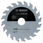 Bosch Akülü Daire Makineleri Için Ahşap Testere Bıçağı 85*15 mm 20 Diş 2608837666