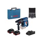 Bosch Akülü Kırıcı Delici Makine Sds Plus Gbh 180-lı (2 X 4,0 AH AKÜ) Aksesuar Set (11 PARÇA) - 06