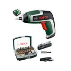 Bosch Akülü Vidalama Şarjlı Tornavida Şarjlı Matkap Ixo 7 .nesil + Bosch 32 Parça Vidalama Ucu Seti