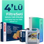 Bosch Alfa Mito 1.4 Tb Filtre Bakım Seti Liqui Moly Motor Yağlı 2009-2018 4 Lü