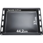 Bosch Ankastre Fırın Tepsi Emaye Derin Tepsi Siyah 44,2 x 37 cm