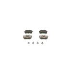 Bosch Arka Fren Balatası-Kablosuz 16Mm (Renault Megane Iı / Peugeot 307 Cıtroen C3 / C4 - Vw Caddy 04-