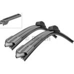 Bosch Audı A4 A6 S4 2001>08 Bosh Aerotwın On Sılecek Takımı 55/55CM A933S (Flatblade-Muz Tıpı)