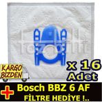Bosch BBZ 6 AF Toz 16 Adet Süpürge Torbası