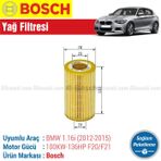Bosch BMW 1.16i F20/F21 2012 2015 Filtre Bakım Seti