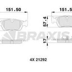 Bosch Bmw 318i E36 1.8 1993-1998 Arka Fren Balatası