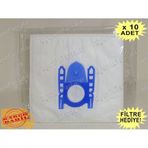 Bosch BSG 81022 Bez Kumaş 10 Adet Uyumlu Süpürge Toz Torba