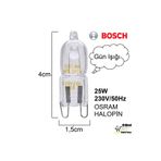 Bosch Buhar Destekli Ankastre Fırın Lamba 25W Işık Halojen Ampul 300°C İç Aydınlatma Lambası