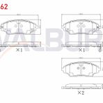 Bosch Chevrolet Aveo T300 1.3 Dizel Ön Fren Balatası