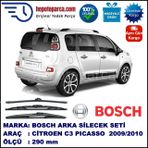Bosch Citroen C2 A6 2003-2009 290 mm Arka Silecek