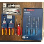 Bosch Çok Amaçlı 13 Parça Pense ve Tornavida Seti, Yüksek Kalite Profesyonel El Aleti - Seçenek 1 - Bej