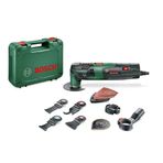 Bosch Çok Fonksiyonlu PMF 250 CES 250 watt 8 Parça Aksesuar ve 5 Parça Zımpara Kağıdı Taşıma Çantasında Matkap