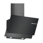 Bosch Duvar Tipi Davlumbaz 60 cm Eğimli Siyah Tasarım 216 W Motor Gücü ile