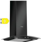 Bosch DWA06E661 D Sınıfı 3 Kademeli Elektronik Duvar Tipi Davlumbaz Siyah