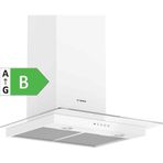 Bosch DWG66CD20T B Sınıfı 3 Kademeli Elektronik Duvar Tipi Davlumbaz Beyaz