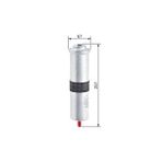 Bosch E90 316d 318d 320d 05 E84 X1 09 Yakıt Filtresi