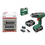 Bosch Easydrill 18v-40 2.0ah Çift Akülü Matkap + Impact Control Vidalama Bits Uç Seti 8 Parça