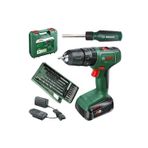 Bosch Easyımpact 18V-40 Akülü Vidalama (TEK) Batarya 2 Ah ,15 Parça Vidalama Ucu ve Tornavida