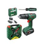 BOSCH Easyımpact 18V-40 Akülü Vidalama (TEK) Batarya 2 Ah , 54 Parça Vidalama Ucu ve Tornavida