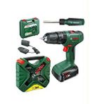 BOSCH Easyımpact 18V-40 Akülü Vidalama (TEK) Batarya 2 Ah ,Bosch 54 Parça Vidalama Ucu ve Tornavida