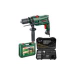 Bosch EasyImpact 600 Darbeli Matkap, 600 Watt, 13 mm, 103 Parça Aksesuar Seti
