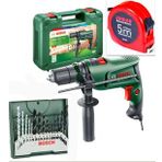 Bosch Easyimpact 600 Darbeli Matkap+X-Line 54 Parça Delme ve Vidalama Seti