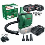 Bosch Easyinflate 18V-500 Şişirme Ve Emme Özellikli Hava Pompası 2X 2.5 Ah Çift Batarya + Şarj Cihazı