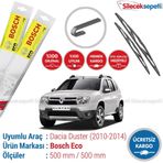 Bosch Eco Dacia Duster 2010-2014 Silecek Takımı