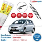 Bosch Eco Honda Jazz 2002-2008 Silecek Takımı