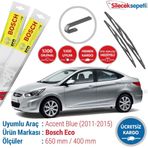 Bosch Eco Hyundai Accent Blue 2011-2015 Silecek Takımı
