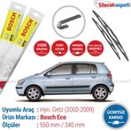 Bosch Eco Hyundai Getz 2002-2009 Silecek Takımı