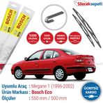 Bosch Eco Renault Megane 1 1996-2002 Silecek Takımı