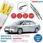 Bosch Eco Toyota Avensis 2004-2008 Silecek Takımı
