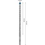 Bosch Expert 12x200x265 mm SDS Plus-7X Kırıcı Delici Delme Ucu