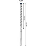 Bosch Expert 14x200x340 mm SDS Max-8X Kırıcı Delici Delme Ucu