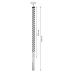 Bosch Expert 25x400x520 mm SDS Max-8X Kırıcı Delici Delme Ucu
